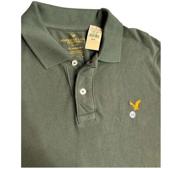 American Eagle Men’s Classic Fit Polo Size XL NEW with Tags - Picture 2 of 3